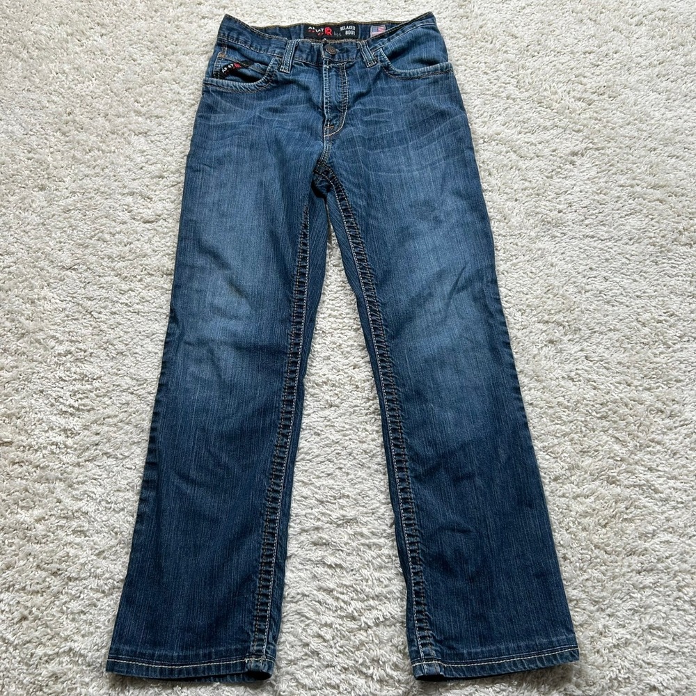 Ariat FR M4 Relaxed Boot Cut Jeans 29x32 (Fits 29X30) Blue Flame Resistant Cat 2
